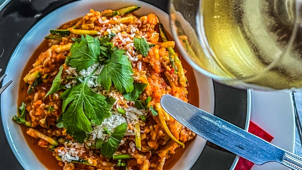Courgette spaghetti 2